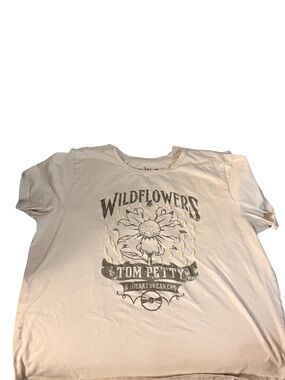Tom Petty Wildflowers Graphic Tee - Cream Short Sleeve